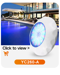 Abs Outdoor Ip68 Rgb Pool Light - Underwater Wall-mounted Rgbw Led ...