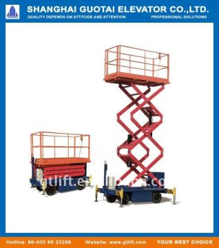 Scissor aerial working platform