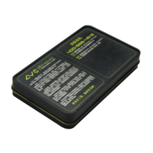 Poland rectangular cd tin packaging box/holder