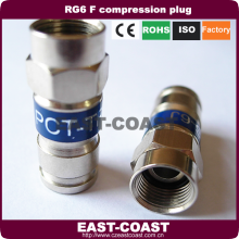 PCT TRS 6L RG6 Compression Connector Coaxial F-Type TRS with O-Ring