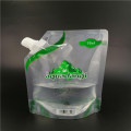 Custom pure coconut water packaging bag with handle