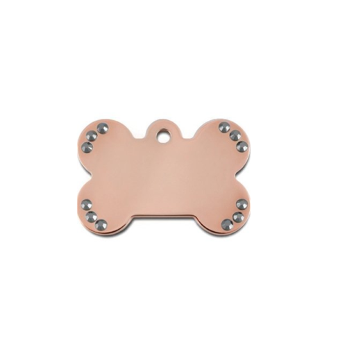 Customised Metal Blank Rhinestone Dog Tag