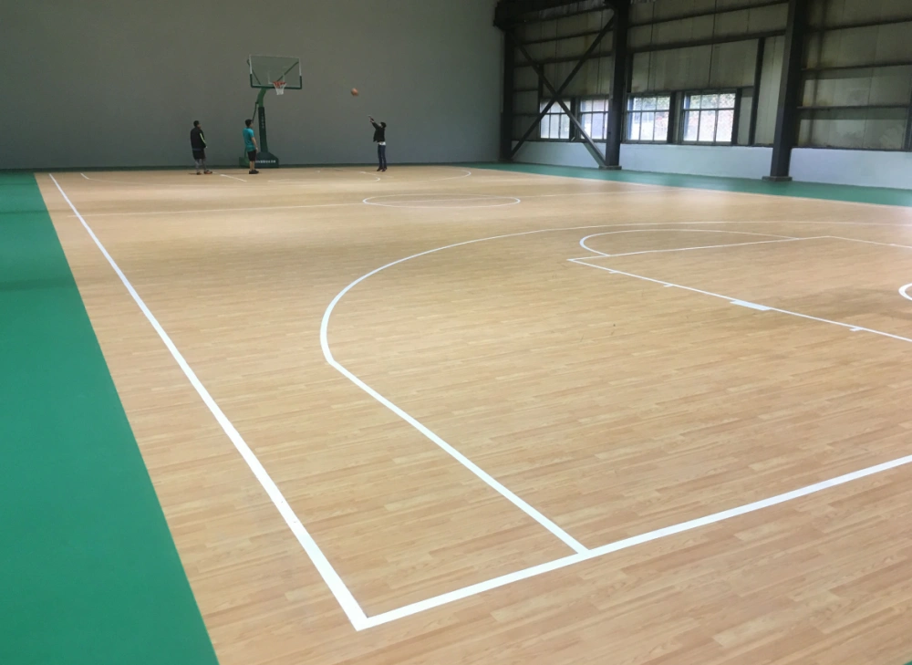 FIBA Certified Indoor Basketball Flooring China Manufacturers