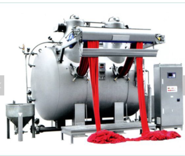 Textile high temperature overflow dyeing machine