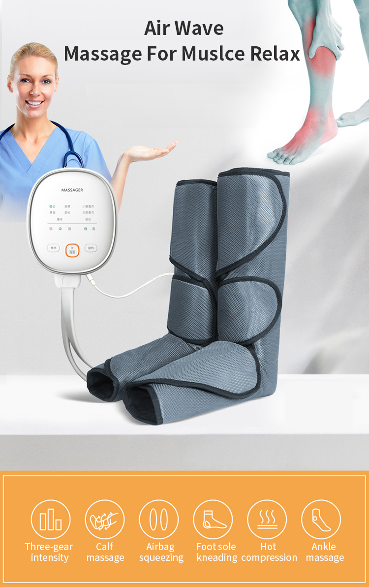 2020 intermittent pneumatic compression device leg foot compression massager