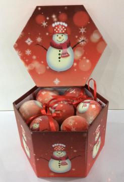 Christmas bauble plastic ball Christmas decoration
