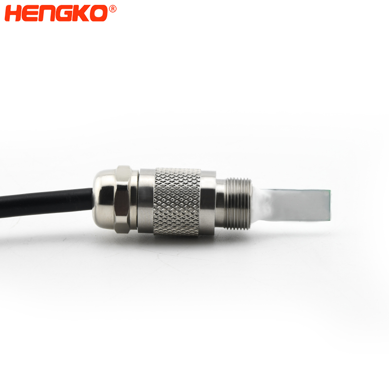 Digital 4-20ma outdoor temperature and humidity sensor SHT20 probe with sintered filter housing