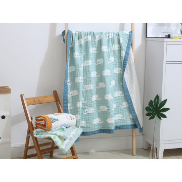 Cotton six-ply washable baby gauze bath towel