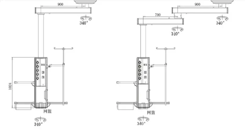 ICU Pendant for Hospital Equipment