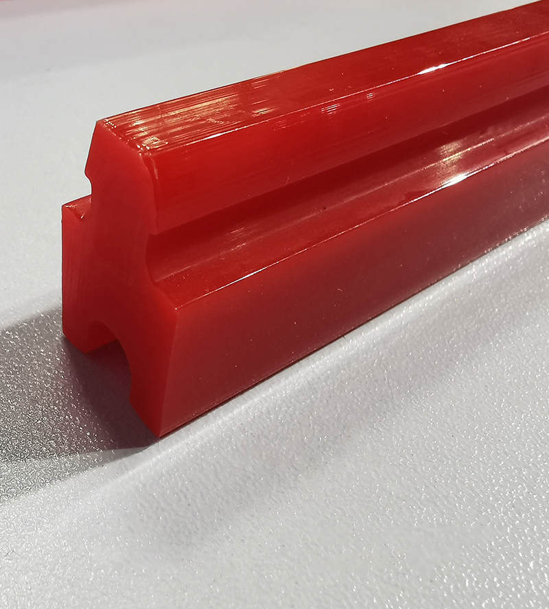 Pu Red Extrusion Profile