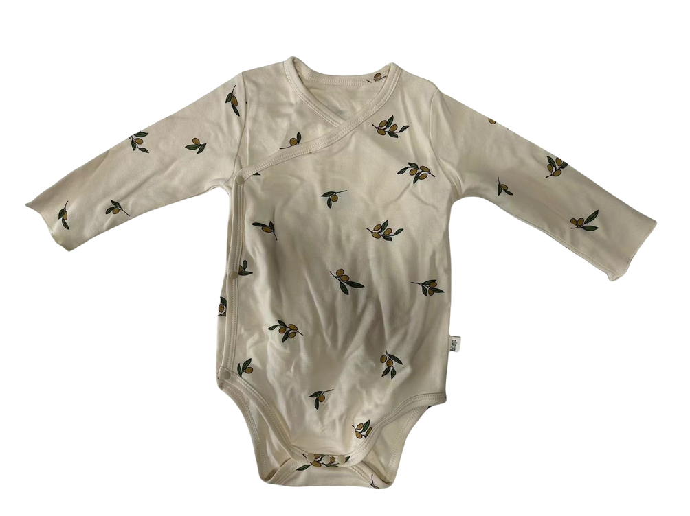% 95 pamuk% 5 spandeks bebek düğmesi pijamaları 1 95% Cotton 5% Spandex Baby Button Pajamas 1