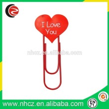 Heart Shaped Folding PVC Bookmark
