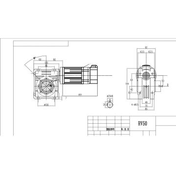 24v 400w dc motor gear cacing