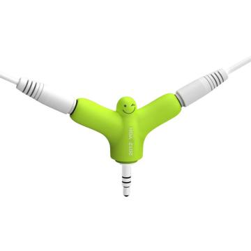 earphone splitter,mobile sucker headphone splitter