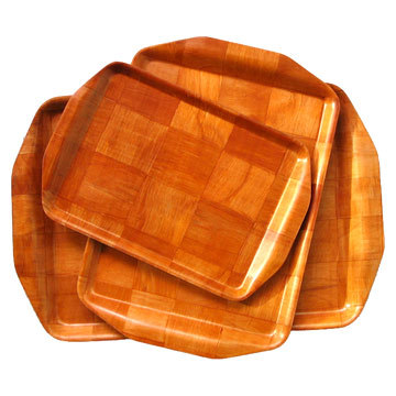 Wooden plate