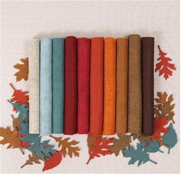 Needle Punched Nonwoven 100% Polyester Fabric Fiber Felt Multicolor Fet