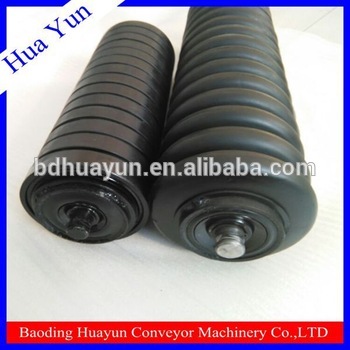 belt conveyor rubber coated impact conveyor rollers