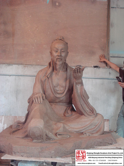 Proyectos élite colorida estatua