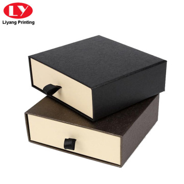 Custom Logo Cardboard Gift Box Drawer for Belt