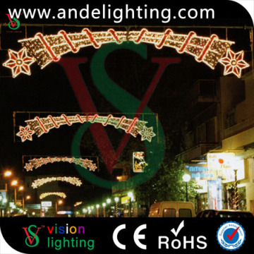 Christmas motif street light 2D motif LED cross street light