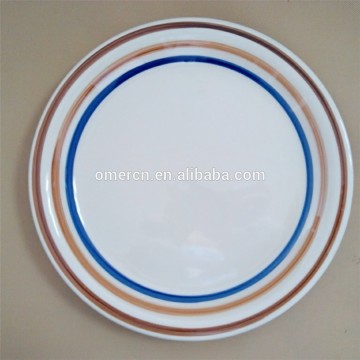 cheap dinner plates, porcelain dinner plate/ salad plate 10.5"