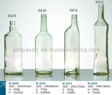 Transparent Rum Bottle / Transparent Drink Bottle