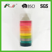 Decorative DIY rice paper tape with mixed patterns