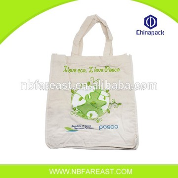 Economic printing shopping pure linen bags fashion design