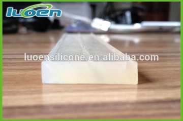 OEM transparent silicon rubber strip