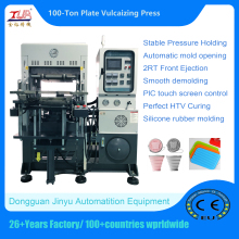 Solid Silicone Plate Vulcanizing Press For Collapsible Bowls