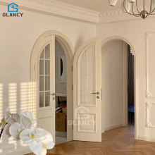 Luxury Style Villas with Solid Wood Glass Doors and Round Arch Tops