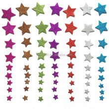 Popular DIY Craft Glitter Star Glitter EVA Foam Stickers - Factory Direct