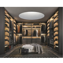 Assembled Wardrobe Closet with Sliding Doors - Cabinets