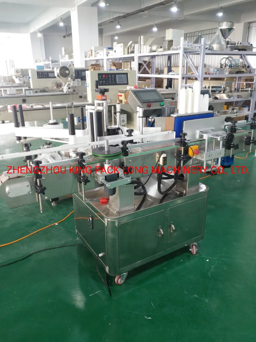 Automatic Vertical Plastic Bottle Sticker Labeller Labeling Machine with Ce