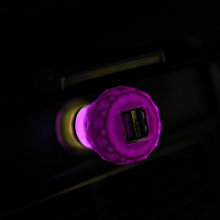 Double color injection vintage style car charger