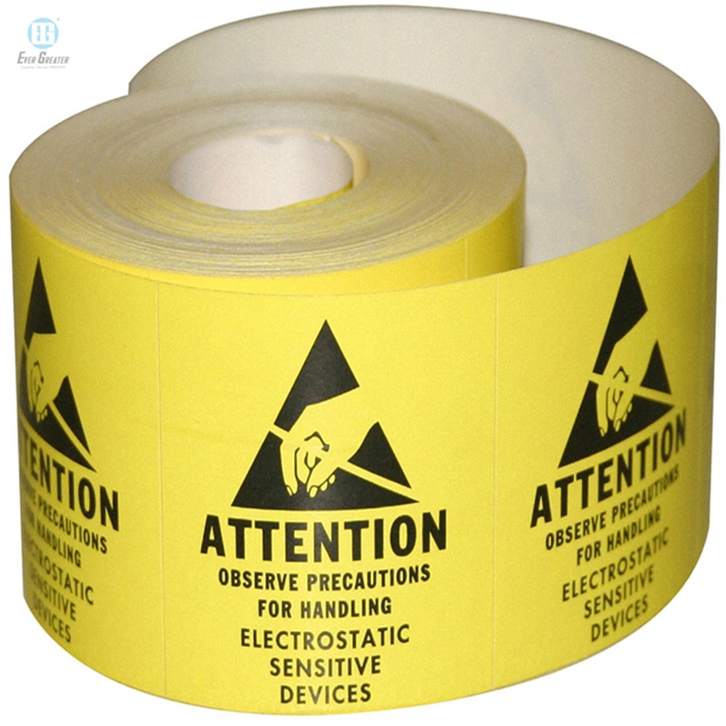 PVC Waterproof Machine Label Warning Label Stickers