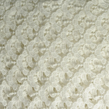 plain dyed cotton rayon 3D embroidered fabric