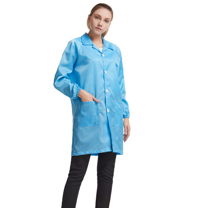 LN-101ESD Garment With Pocket Antistatic Smocks ESD-preventive Clothes