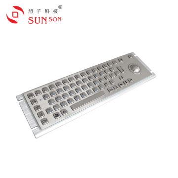 Metal keyboard for industrial machine