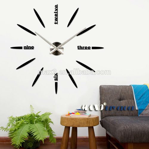 Original brand Simple Digits Wall Clock Sticker Set Creative Home Removable Decoration