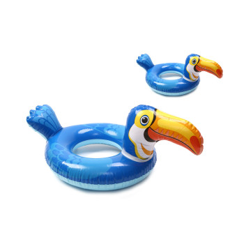 Anillo de natación inflable para niños con forma de pájaro