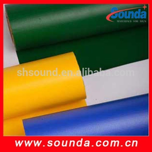 Hot & New Shanghai Factory 440g-610g Colorfol PVC Tarpaulin Fabric