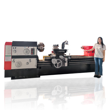Vertical Pipe Threading Lathe - Heavy Duty Gap Bed Machine