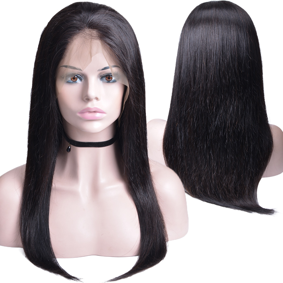 The Original Quality Products Brazilian Virgin Human Hair Lace Front Wigs Straight Human Lace Wig