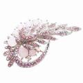 Moda Brooch, feito de liga de zinco e decorada com strass tcheco