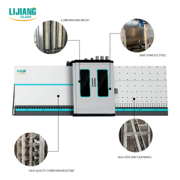 Lavatrice automatica per vetro verticale in vetro formato jumbo