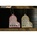 Piano PVC Walking Safety Reflective Pendant For Bag