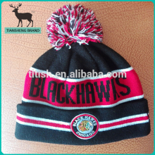 2016 unisex gender acrylic pompom men beanie