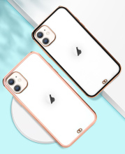 Ultra Thin Soft border Plating Case Back Cover