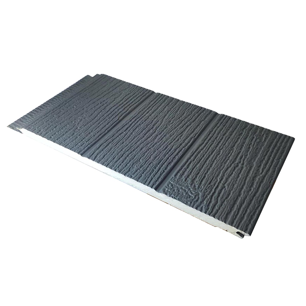 16mm high quality pu polyurethane foam sandwich panel thermal insulation wood grain exterior wall siding